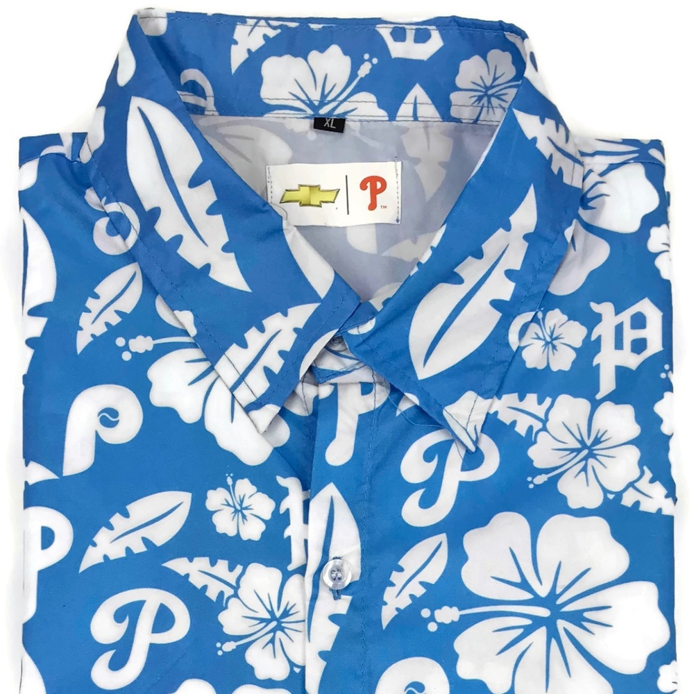 Philadelphia Phillies Hawaiian Shirt Men's Size XL